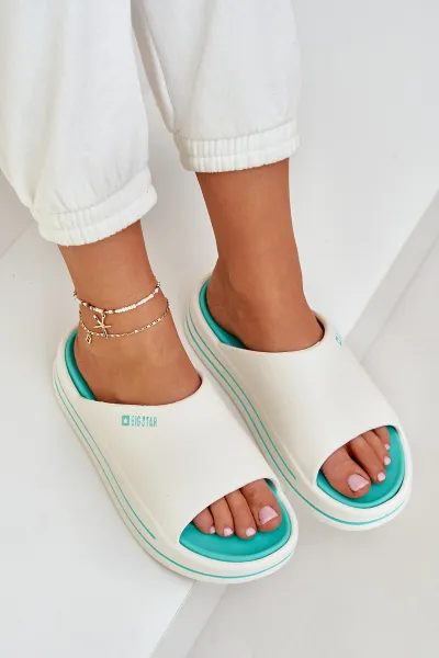 BIG STAR SHOES Dámske Pantofle Na Platforme Big Star
