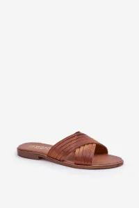 Kožené Dámske Šľapky Lewski Shoes