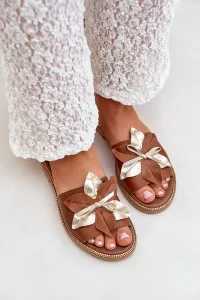 Lewski Shoes Šľapky S Dekoráciou Prírodná Koža Zazoo