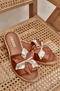 Lewski Shoes Šľapky S Dekoráciou Prírodná Koža Zazoo