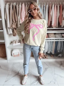 Dámska oversize mikina SOFTTIE béžová