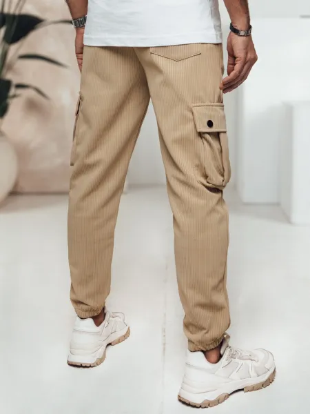 Pánske cargo nohavice khaki
