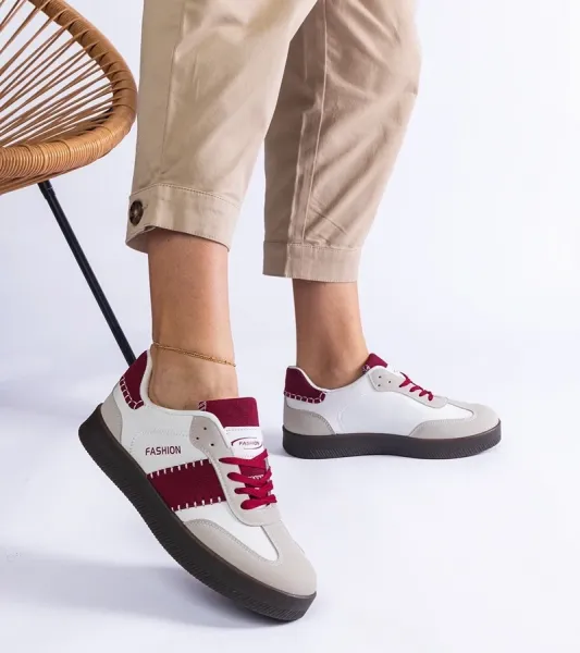 D/CEO White trainers Justar