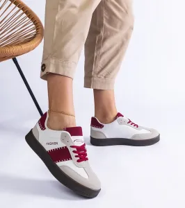 D/CEO White trainers Justar