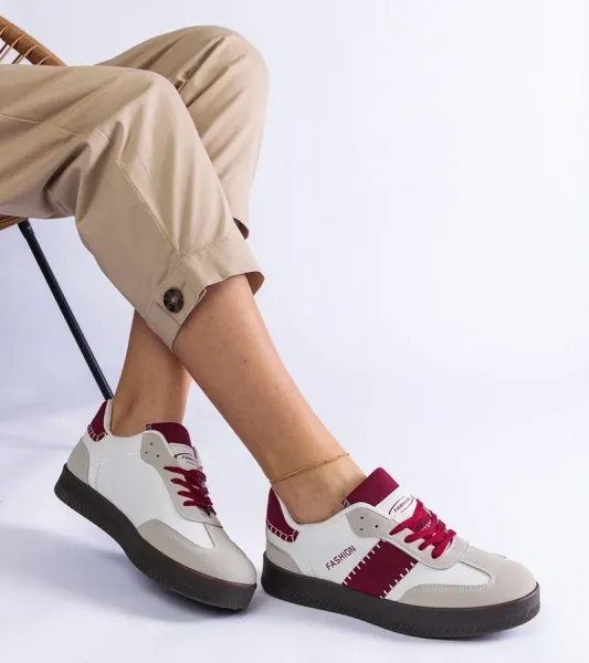 D/CEO White trainers Justar