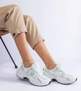 D/CEO White trainers Justar