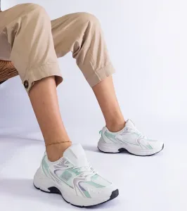 D/CEO White trainers Justar