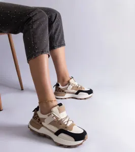 D/CEO White trainers Justar