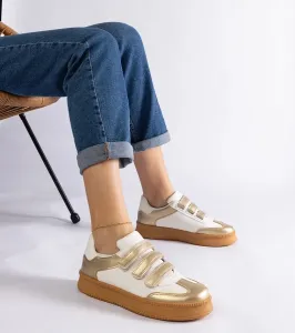 Gemre Zlaté tenisky na suchý zips Mena
