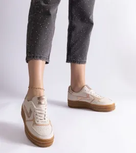 D/CEO White trainers Justar