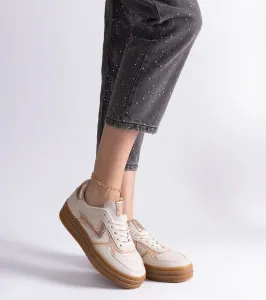 D/CEO White trainers Justar