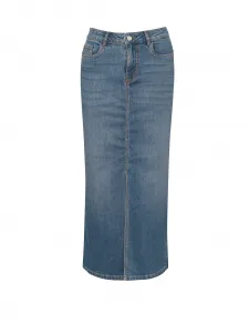 Blue Women's Denim Maxi Skirt ORSAY - Women's