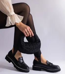 D/CEO Silver loafers Ilana