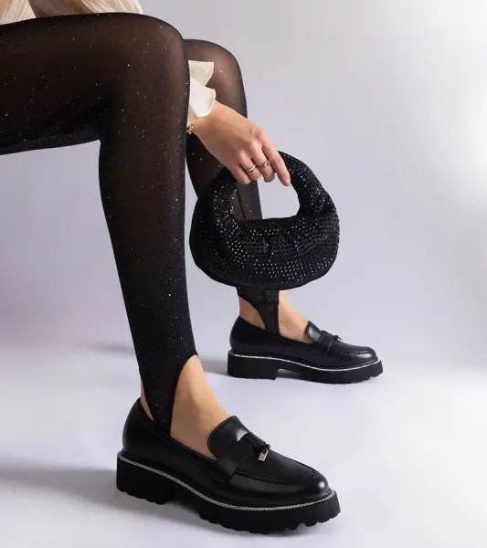 D/CEO Silver loafers Ilana