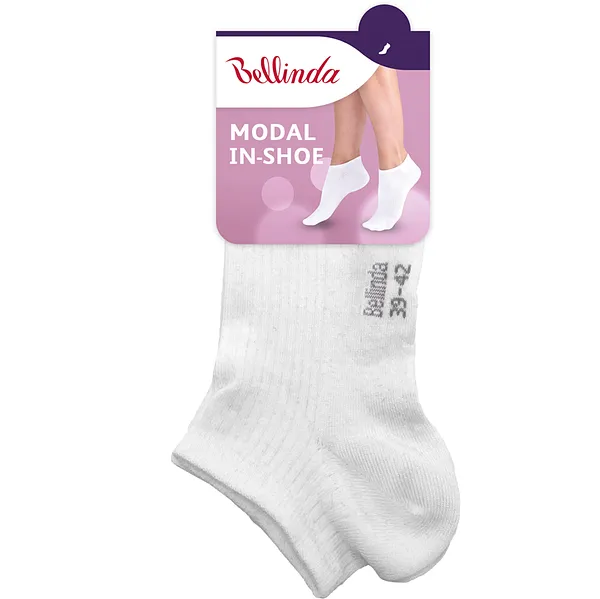 Bellinda 
MODAL IN-SHOE SOCKS - Dámske ponožky z modalu - biela