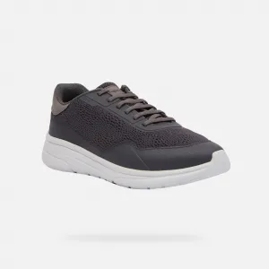 Dark grey men's sneakers Geox Klaiver - Men's