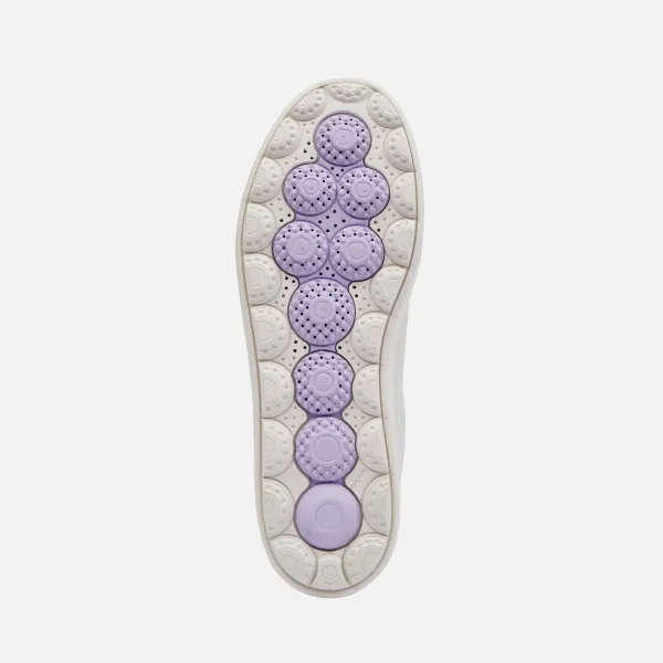 White women's sneakers Geox Spherica ECUB-1 - Women's