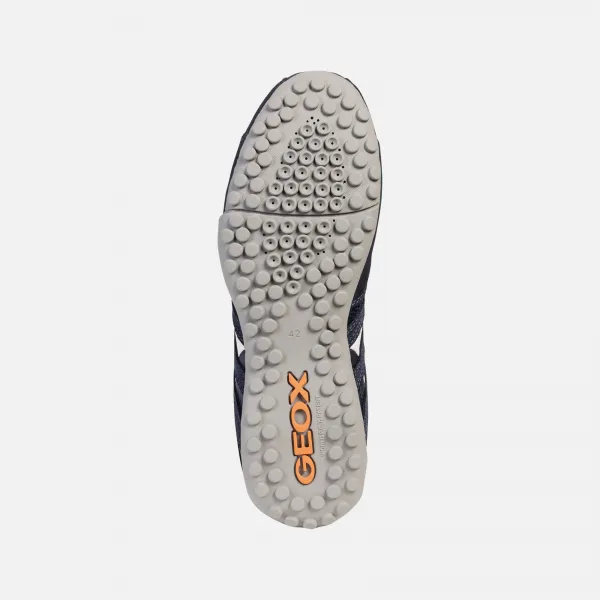 Dark blue men's sneakers Geox Snake - Men's