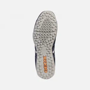 Dark blue men's sneakers Geox Snake - Men's