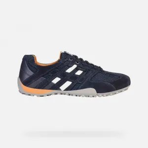 Dark blue men's sneakers Geox Snake - Men's