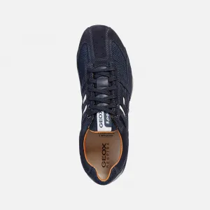 Dark blue men's sneakers Geox Snake - Men's