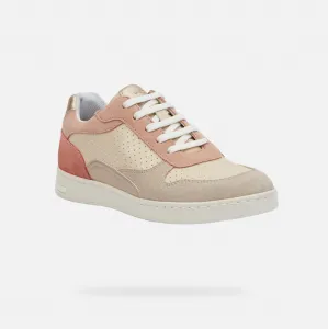 Brown women's sneakers Geox Jaysen - Women's
