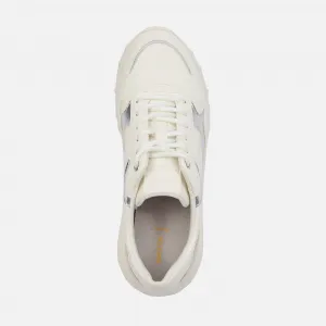 White women's sneakers Geox Alleniee - Women's