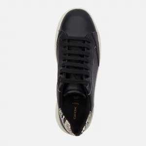 Black women's sneakers Geox Spherica ECUB-2 - Women's
