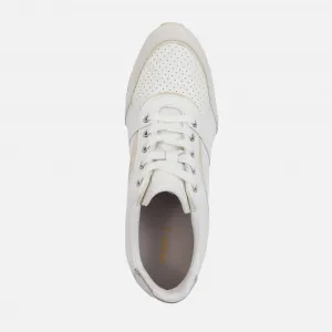 White women's sneakers Geox Zosma - Women's