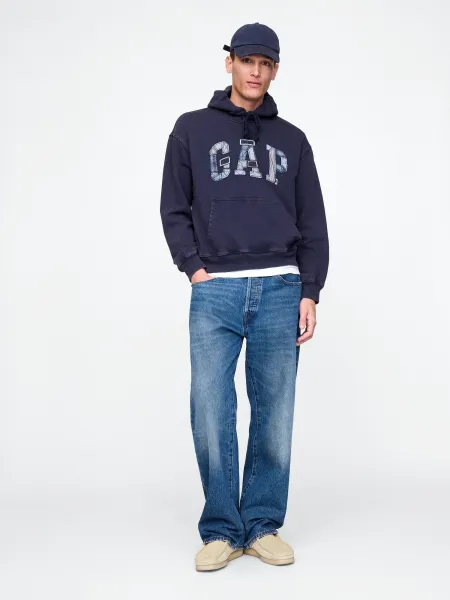 GAP Oversize sweatshirt Patchwork Logo - Men's