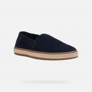 Dark blue men's slip-on espadrilles Geox Pantelleria - Men's