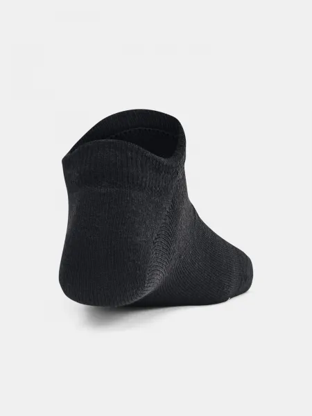 Children's socks Under Armour UA Yth Essential No Show 6pk-BLK - unisex