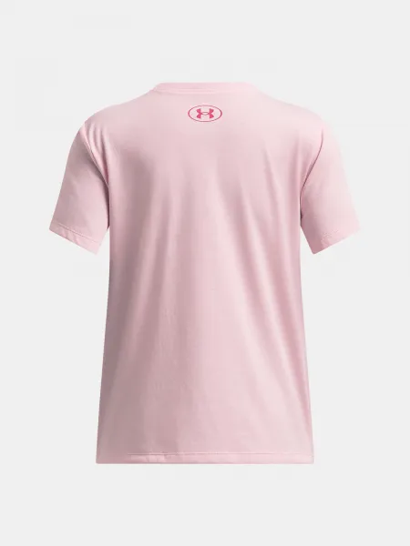 Girls' T-shirt Under Armour UA Bubble Wordmark SS - Girls
