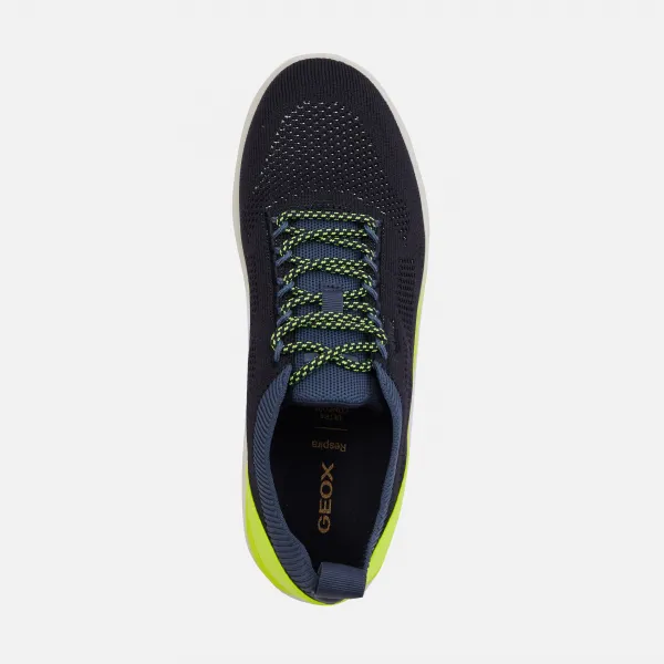 Dark Blue Men's Geox Spherica Sneakers - Men's