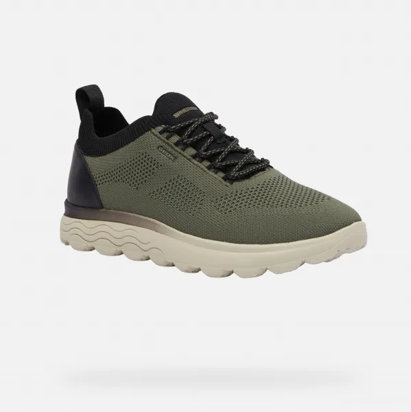 Dark green men's sneakers Geox Spherica - Men's