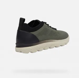 Dark green men's sneakers Geox Spherica - Men's