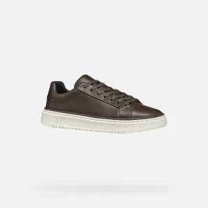 Brown men's sneakers Geox Zackerty - Men's