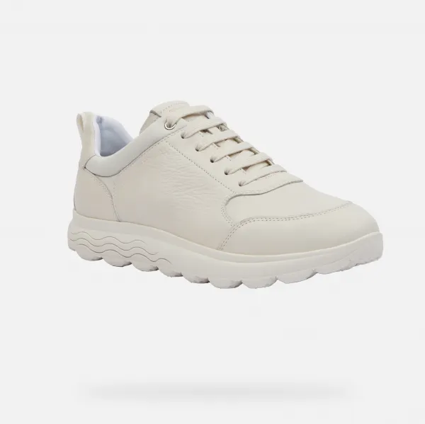 White men's sneakers Geox Spherica - Men's