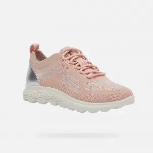 Pink women's sneakers Geox Spherica - Women's