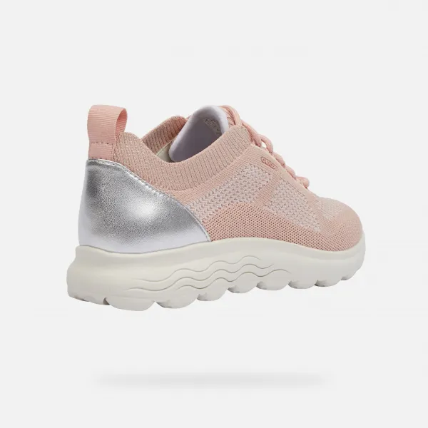 Pink women's sneakers Geox Spherica - Women's
