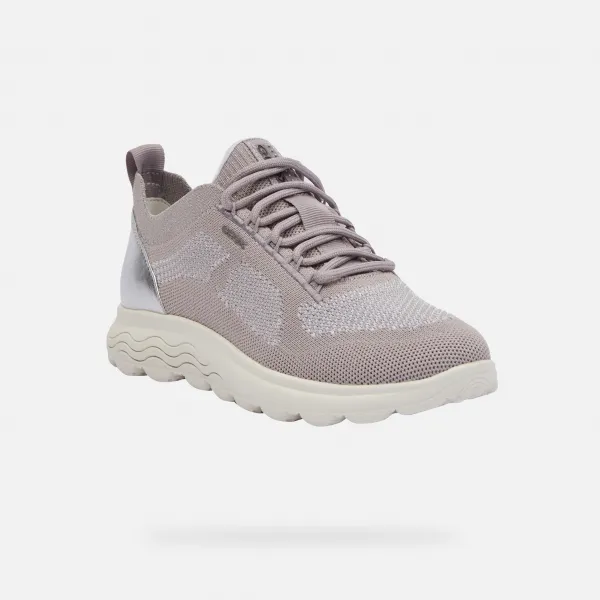 Beige women's sneakers Geox Spherica - Women's