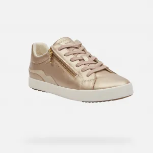 Gold women's sneakers Geox Blomiee - Women's