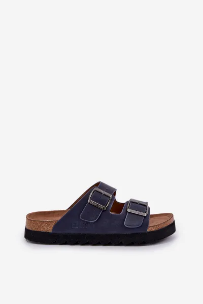 BIG STAR SHOES Ľahké Pánske Sandále S Prackami Eko Koža Big Star