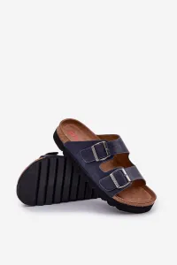 BIG STAR SHOES Ľahké Pánske Sandále S Prackami Eko Koža Big Star