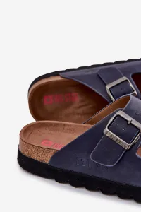 BIG STAR SHOES Ľahké Pánske Sandále S Prackami Eko Koža Big Star