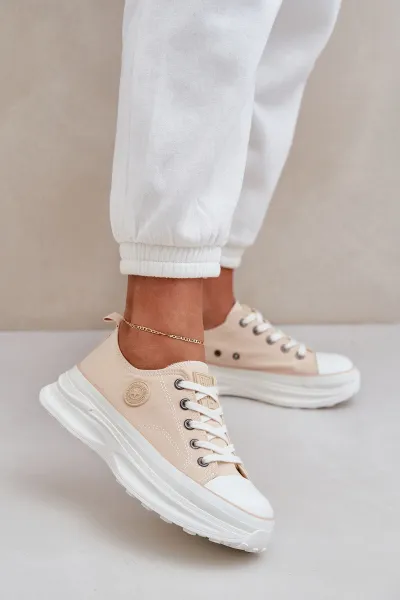BIG STAR SHOES Dámske Tenisky Na Masívnej Podošve Big Star