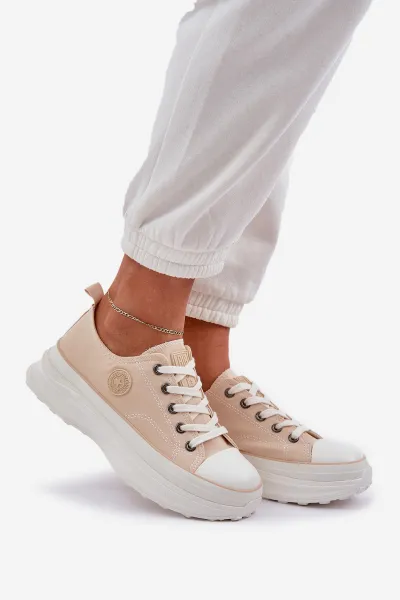 BIG STAR SHOES Dámske Tenisky Na Masívnej Podošve Big Star