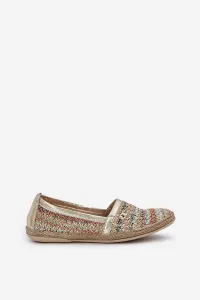 Elegantné Kožené Espadrilky S Pletením Multikolor Zazoo 10178