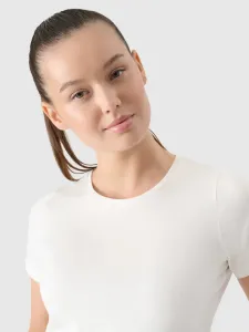 Dámske tričko s krátkym rukávom 4F TSHIRT F1995-11S-OFF WHITE