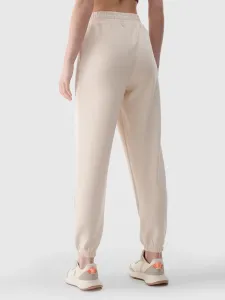 Dámske tepláky 4F TROUSERS CAS F1010-83S-BEIGE